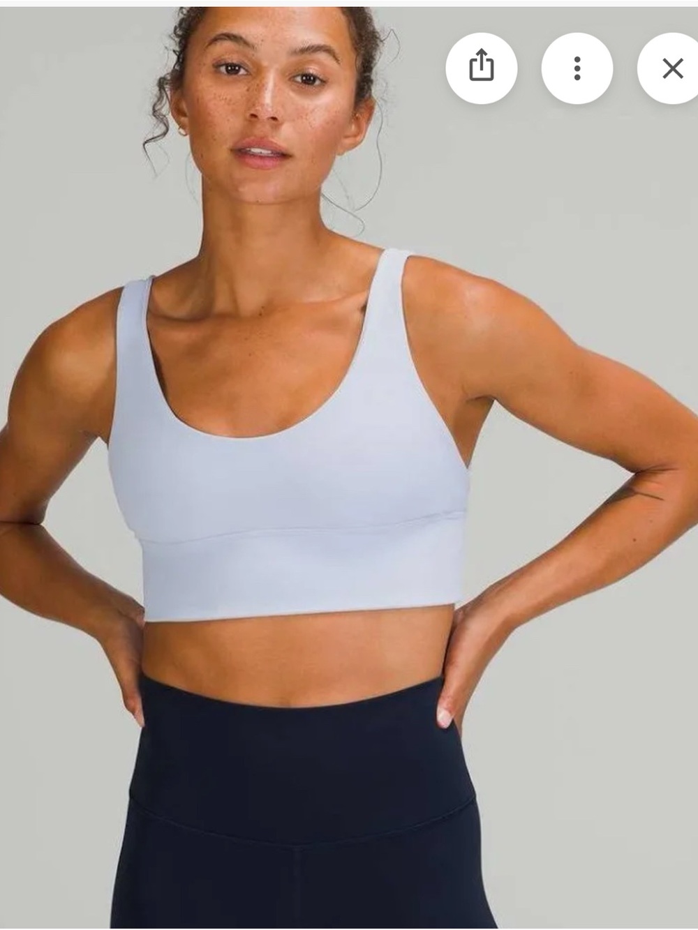 Lululemon Align Bra in “Blue Linen”